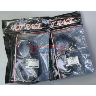 Hotrace Slick V1 White Compound 1/10 4WD Front & Rear Buggy Tyre set 003-2111+003-2311